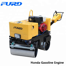 800kg Pedestrian Roller for Sale Double Drum Vibratory Road Roller FYL800